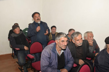 Əlik kənd inzibati ərazi dairəsi üzrə səyyar vətəndaş qəbulu keçirildi.