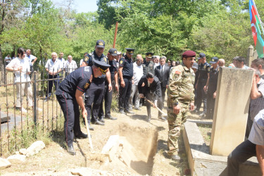 Birinci Qarabağ müharibəsində itkin düşmüş şəhid İdris Baxışovun dəfn mərasimi olub.