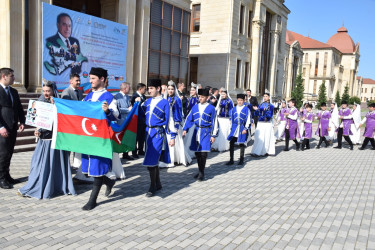 Quba şəhərində “Mən fəxr edirəm ki, Azərbaycanlıyam” adlı II Beynəlxalq folklor rəqs və yaradıcılıq festivalı keçirilib.