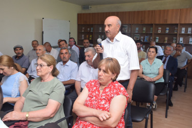 Növbəti səyyar vətəndaş qəbulu Timiryazev kəndində keçirilmişdir.