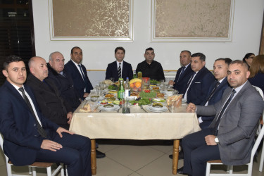 Qubada Ramazan ayı münasibətilə iftar mərasimi təşkil olunub.