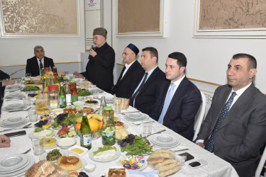 Qubada Ramazan ayı münasibətilə iftar mərasimi təşkil olunub.