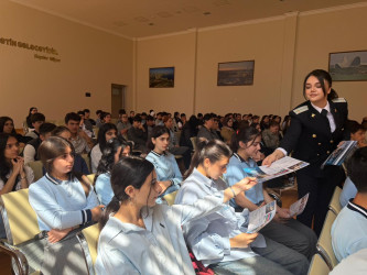 "Gələcəyini qoru, Narkotikə Yox De" adlı maarifləndirici silsilə tədbirlər keçirilmişdir.