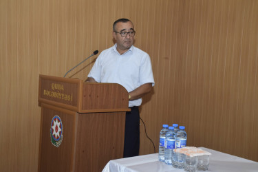 Qubada kənd təsərrüfatı məhsullarının istehsalı və emalı sahələrinin inkişafına dair İş Planının hazırlanması ilə bağlı geniş tərkibli tədbir keçirilib.