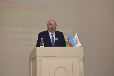 Vətən müharibəsi şəhidi, kapitan Məlikov Aqil Niyaz oğlunun xatirəsinə həsr olunmuş “Vətənə sədaqətin və hərbi şərəfin rəmzi olan həyat: Şəhid kapitan Aqil Məlikovun qəhrəmanlıq yolu” adlı anım tədbiri keçirilmişdir.