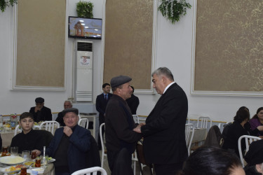 Qubada Ramazan ayı münasibətilə iftar mərasimi təşkil olunub.