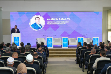 Dini Qurumlarla İş üzrə Dövlət Komitəsinin təşkilatçılığı ilə Quba şəhərində “Dini ekstremizmə qarşı mübarizə və müasir çağırışlar” mövzusunda regional konfrans öz işinə başlayıb.