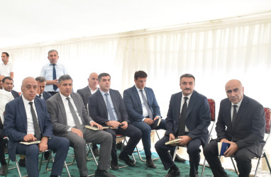 Birinici Nügədi kəndinin “Almazqazmalar” yaşayış məntəqəsində vətəndaşların səyyar qəbulu keçirildi