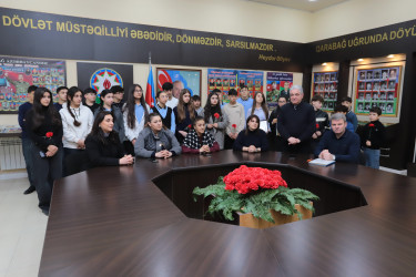 “Vətən uğrunda canından keçənlər” mövzusunda anım tədbiri keçirilmişdir.