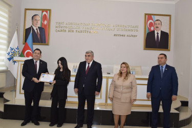 Yeni Azərbaycan Partiyası Quba rayon təşkilatı tərəfindən bu il gənclər arasında Ümumilli Lider Heydər Əliyev irsinin öyrənilməsi ilə bağlı məşğələlərə yekun vurulub.