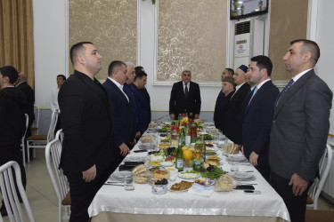 Qubada Ramazan ayı münasibətilə iftar mərasimi təşkil olunub.