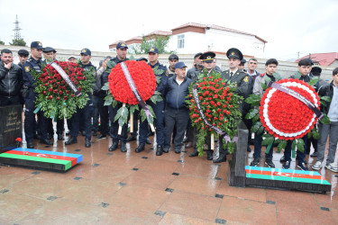 Birinci Qarabağ müharibəsində itkin düşmüş şəhid Elşən Ərzumanovun dəfn mərasimi olub.
