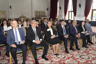 Qubada Ümummilli Lider Heydər Əliyevin anadan olmasının 103-cü ildönümünə həsr olunmuş konfrans keçirilmişdir.