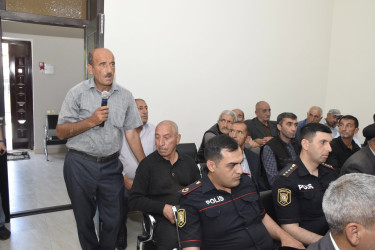 Qonaqkənd qəsəbəsində səyyar vətəndaş qəbulu keçirilib.