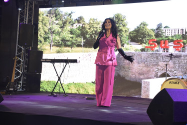 Qubada Şanlı Zəfərin beşinci ildönümü münasibətilə möhtəşəm bayram konserti keçirilib.