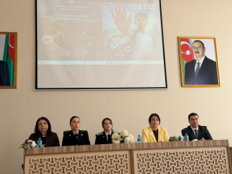 "Gələcəyini qoru, Narkotikə Yox De" adlı maarifləndirici silsilə tədbirlər keçirilmişdir.