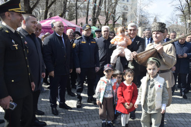 Novruz bayramı münasibətilə Quba şəhərində möhtəşəm ümumrayon tədbiri keçirilib.