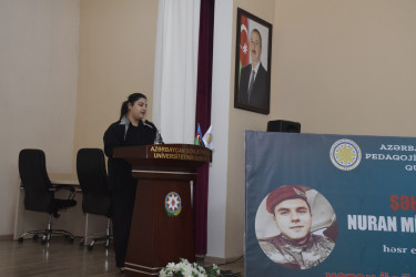 “Vətən üçün şəhid oldum” adlı kitabın təqdimatı keçirilmişdir.