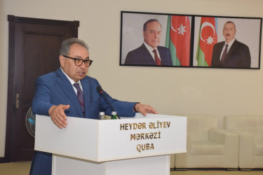 Qubada “Qərbi Azərbaycan İrsi” kitabının I cildinin təqdimat mərasimi keçirilib.