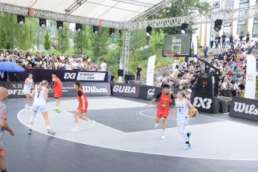 3x3 basketbol üzrə qadınlar arasında Beynəlxalq "3X3 W Series" turnirinin Quba mərhələsinə yekun vurulub.