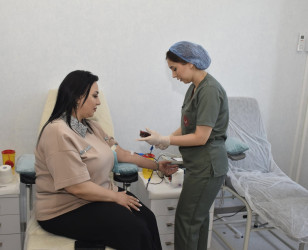 Quba rayonunda qanvermə aksiyası keçirildi.