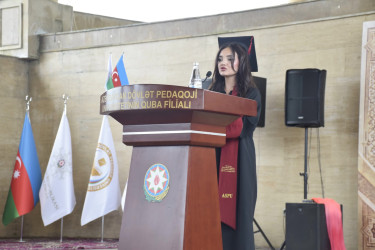 ADPU-nun Quba filialında 31-ci məzun buraxılışı münasibətilə təntənəli mərasim keçirilib.