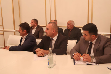 Quba rayonunda bələdiyyə sədrləri ilə işgüzar görüş keçirilib