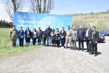 “Şəhərsalma və Memarlıq İli” çərçivəsində Qubada ağacəkmə aksiyası keçirilib.