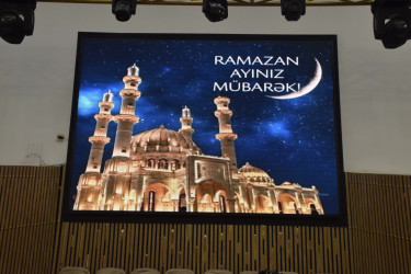 Qubada Ramazan ayı münasibətilə iftar mərasimi təşkil olunub.