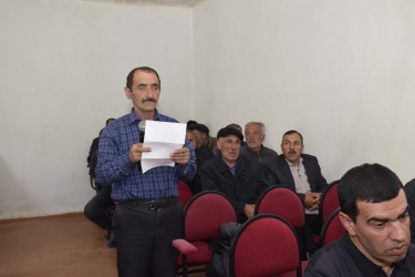 Əlik kənd inzibati ərazi dairəsi üzrə səyyar vətəndaş qəbulu keçirildi.