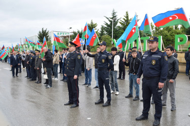 Birinci Qarabağ müharibəsində itkin düşmüş şəhid Elşən Ərzumanovun dəfn mərasimi olub.