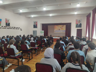 “Sağlam gənclik sağlam cəmiyyətin əsasıdır” adlı maarifləndirci seminar keçirilmişdir.