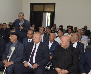 Qonaqkənd qəsəbəsində səyyar vətəndaş qəbulu keçirilib.