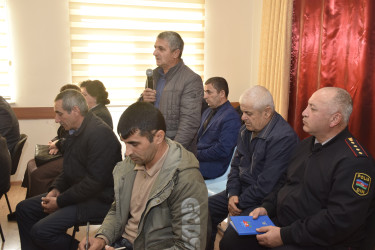 Qaraçay qəsəbəsində növbəti səyyar vətəndaş qəbulu keçirilib.