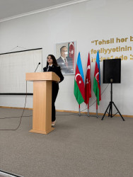 "Gələcəyini qoru, Narkotikə Yox De" adlı maarifləndirici silsilə tədbirlər keçirilmişdir.