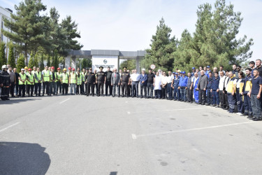 Qubada mülki müdafiə üzrə xəbərdarlıq və toplanış məşqi keçirilib.