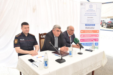 İsnovqışlaq kəndində səyyar vətəndaş qəbulu keçirilib.