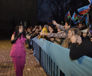 Qubada Şanlı Zəfərin beşinci ildönümü münasibətilə möhtəşəm bayram konserti keçirilib.