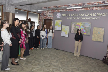Qubada “Milli dəyərlərimizdən gələcəyə baxış” adlı tədbir keçirilib.