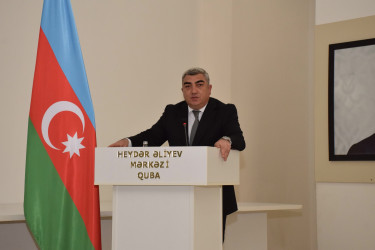 Ümummilli Lider Heydər Əliyevin anadan olmasının 102-ci ildönümü ilə əlaqədar Qubada “Müstəqil Azərbaycanın memarı” adlı praktik konfrans keçirilmişdir.
