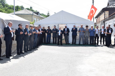 Şəhid Elşən Ərzumanovun üç mərasimi təşkil olunub.