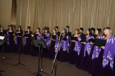 Üzeyir Hacıbəylinin 140 illiyinə həsr olunmuş konsert proqramı keçirilmişdir.