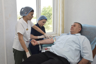 Quba rayonunda qanvermə aksiyası keçirildi.