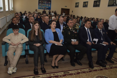 Vətən müharibəsi şəhidi, kapitan Məlikov Aqil Niyaz oğlunun xatirəsinə həsr olunmuş “Vətənə sədaqətin və hərbi şərəfin rəmzi olan həyat: Şəhid kapitan Aqil Məlikovun qəhrəmanlıq yolu” adlı anım tədbiri keçirilmişdir.