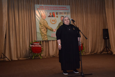 Vətən Müharibəsi Qəhrəmanı Mehrab Niftəliyevin 40 illiyi münasibətilə “Qəhrəmanlıq dastanı" adlı anım tədbiri keçirilmişdir.