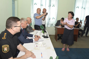 Barlı qəsəbəsində səyyar vətəndaş qəbulu keçirildi.
