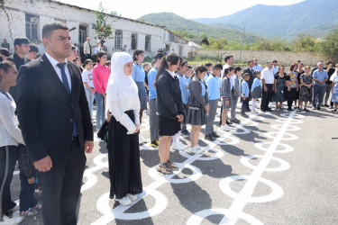 Çiçi kənd tam orta məktəbinin yeni binasının açılışı olub.