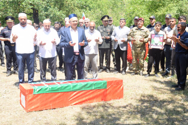 Birinci Qarabağ müharibəsində itkin düşmüş şəhid İdris Baxışovun dəfn mərasimi olub.