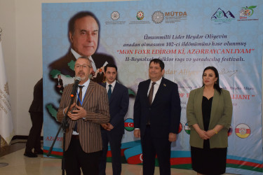 Ümummilli Lideri Heydər Əliyevin anadan olmasının 102-ci ildönümü münasibətilə “Mən fəxr edirəm ki, Azərbaycanlıyam” adlı II Beynəlxalq rəqs və yaradıcılıq festivalı keçirilmişdir.