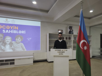 Uşaq hüquqlarının qorunması ilə əlaqədar “Gələcəyin sahibləri” mövzusunda tədbir keçirilib.